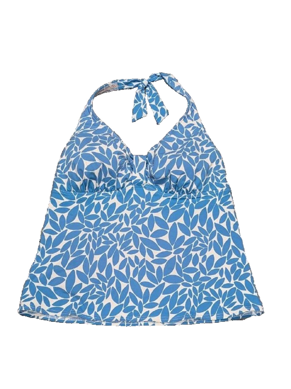 Land’s End size 16 tankini v-neck bathing suit top Blue A006481